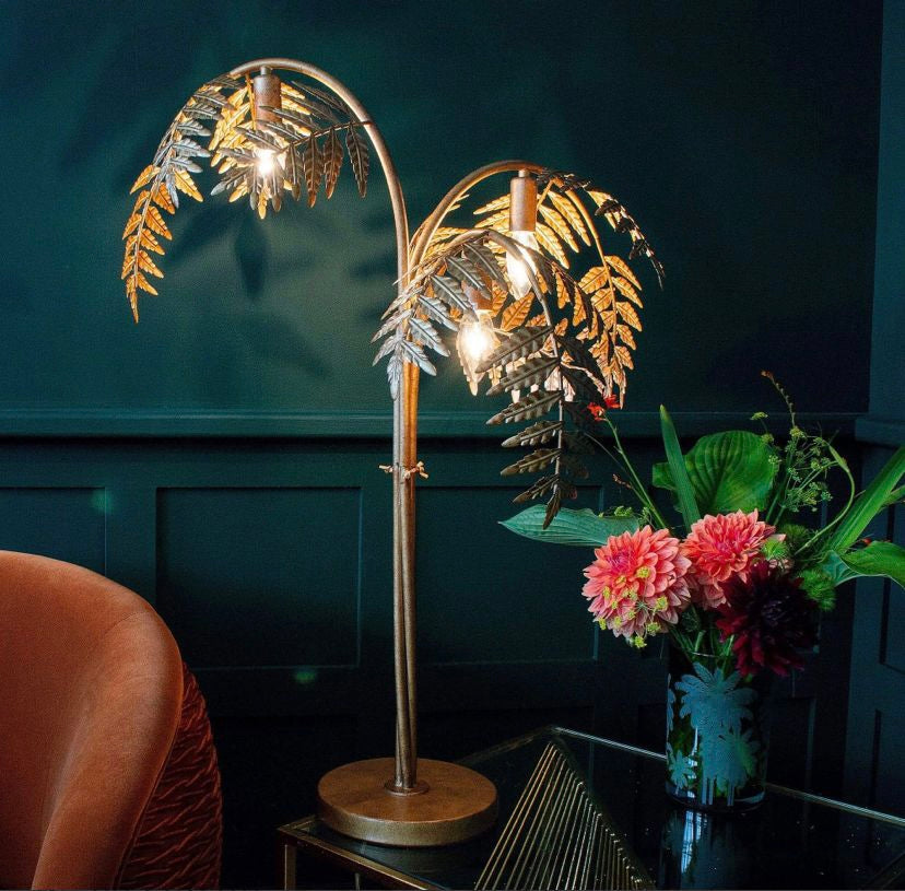 Palm Leaves Table Lamp