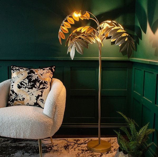 Palm Leaves Floor Lamp