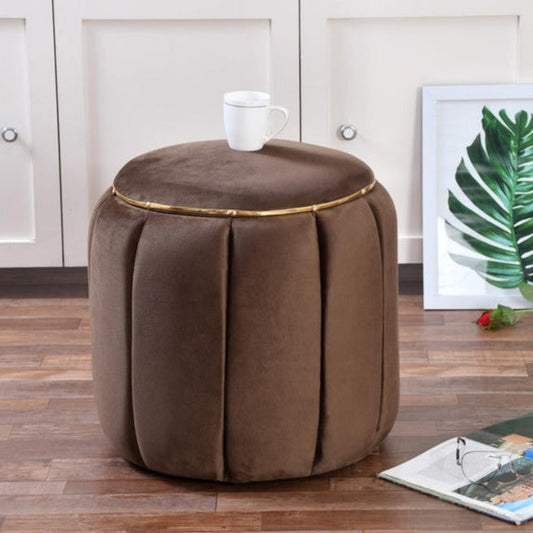 Velvet Pouffe