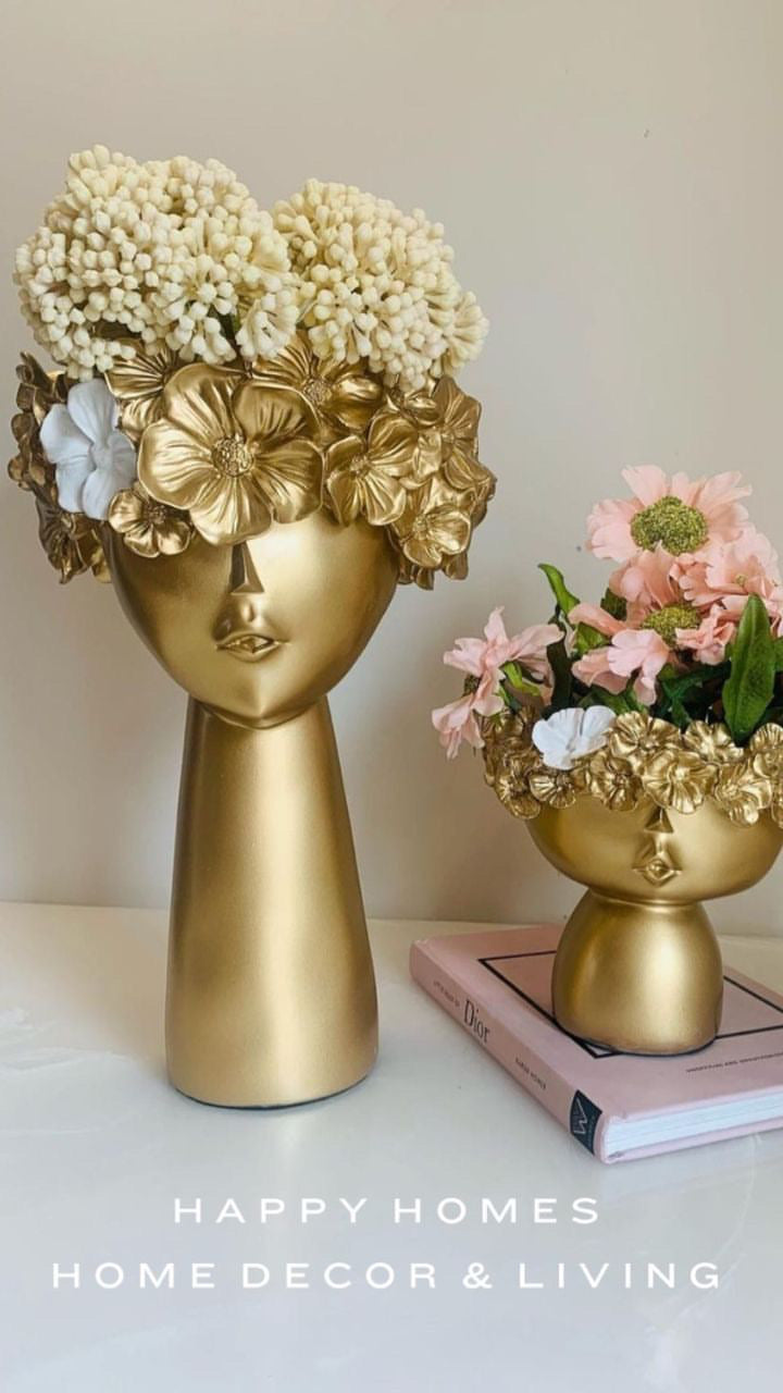 BFF Planter Set In Gold