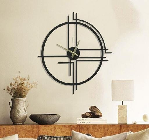 Modern Line Art Wall Clock