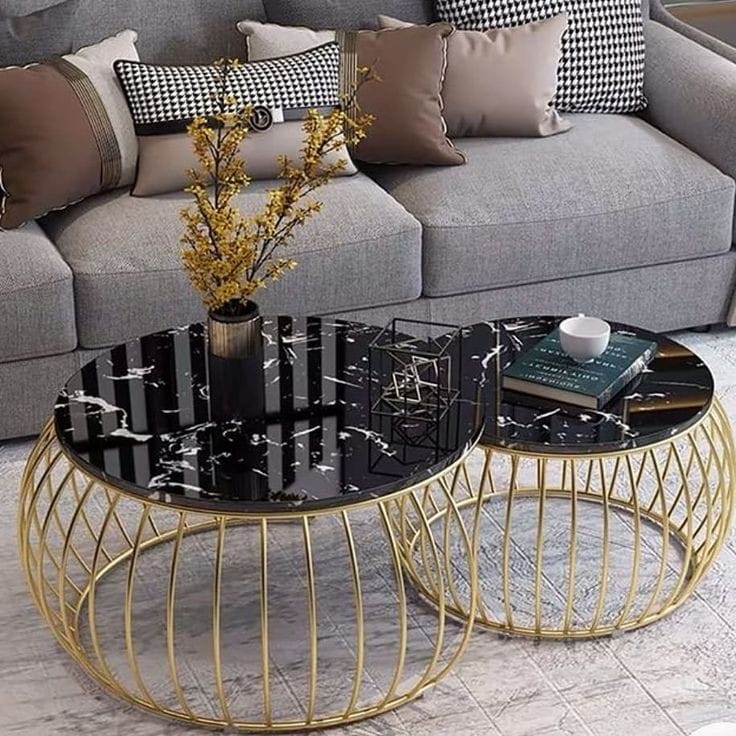 Round Nesting Coffee Table