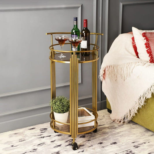 Gold Bar/Food Serving Cart